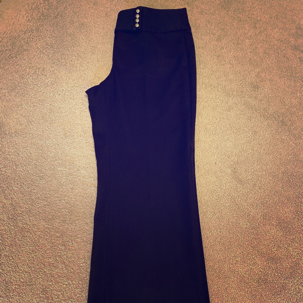 Dressy wide leg pant